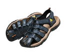 Blue leather men’s sandals.