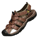 Brown leather fisherman sandal.