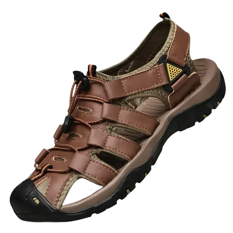 Comfy Genuine Leather Mens Summer Men Sandals Casual Shoes