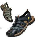 Men’s closed-toe sandals.