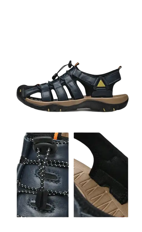 Men’s adjustable strap sandals.