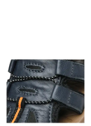 Leather sandal details.