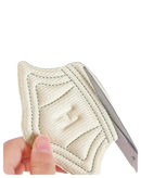 Cuttable shoe heel pad.