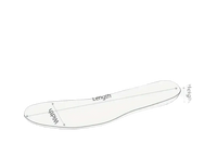 Insole dimensions.