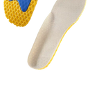 Cushioned shoe insoles.