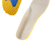 Cushioned shoe insoles.