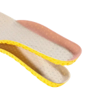 Shoe insoles with U-shaped heel support.