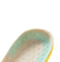 U-shaped shoe insole.