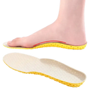 Yellow and beige stable support insole.