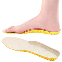 Yellow and beige stable support insole.