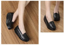 Spring Autumn Women Platform Loafers Shoes Ladies Genuine Leather Hollow Casual Shoes Woman Slip on Moccasins Creepers