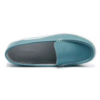 Spring Autumn Women Platform Loafers Shoes Ladies Genuine Leather Hollow Casual Shoes Woman Slip on Moccasins Creepers