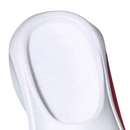 White slide sandal.