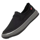 Black mesh slip-on shoe from Comfy Summer Shoes, trendy men’s summer shoes mesh breathable