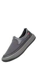Gray mesh slip-on casual sneakers perfect for men’s summer shoes breathable summer shoes mesh