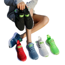 Colorful athletic shoes.