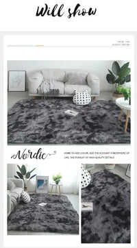 VIKAMA Blankets Modern Simple Light Luxury Cozy Living Room Carpet Floor Cushion Sofa Tea Table Bedroom Bedside Blanket