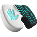 Memory foam seat cushion with breathable cover.
