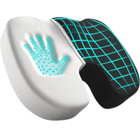 Memory foam seat cushion with breathable cover.