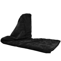 Black chair cover.