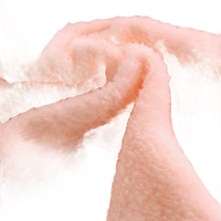 Soft, peach-colored fleece fabric.