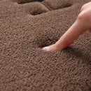 Anti Slip Mat Faux Cashmere Memory Foam Carpet Coral Fleece Super Absorbent Floor Mat Kitchen Living Room Bathroom