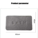 Anti Slip Mat Faux Cashmere Memory Foam Carpet Coral Fleece Super Absorbent Floor Mat Kitchen Living Room Bathroom