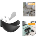 Cord organizer with strong adhesive backing.