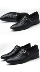 Cotton Leather Shoes Men Formal Dress Shoes Luxury Business Oxford Male Office Wedding Dress Shoes for Men Winter New