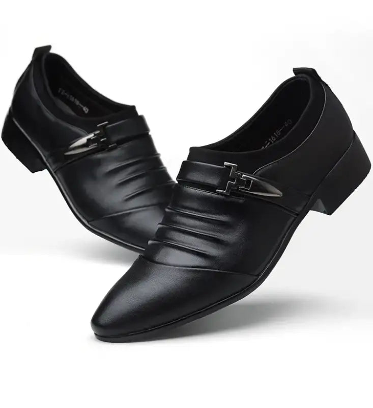 Cotton Leather Shoes Men Formal Dress Shoes Luxury Business Oxford Male Office Wedding Dress Shoes for Men Winter New