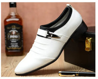 Cotton Leather Shoes Men Formal Dress Shoes Luxury Business Oxford Male Office Wedding Dress Shoes for Men Winter New