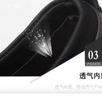 Cotton Leather Shoes Men Formal Dress Shoes Luxury Business Oxford Male Office Wedding Dress Shoes for Men Winter New