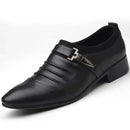 Cotton Leather Shoes Men Formal Dress Shoes Luxury Business Oxford Male Office Wedding Dress Shoes for Men Winter New