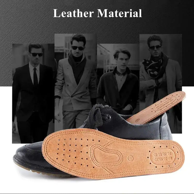 Comfy Cowhide Insole Leather Shoes