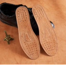 Real Cowhide Insole Leather Shoes Boots Shoe Inserts Soft Breathable Deodorant Anti-slip Template Shock Absorbing