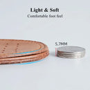 Real Cowhide Insole Leather Shoes Boots Shoe Inserts Soft Breathable Deodorant Anti-slip Template Shock Absorbing