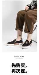 Little Bear Women’s Vulcanize Shoes Comfortable and Casual Slip-On Flat Shoes Slip-Ons Women Shoes Zapatillas De Mujer
