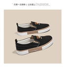 Little Bear Women’s Vulcanize Shoes Comfortable and Casual Slip-On Flat Shoes Slip-Ons Women Shoes Zapatillas De Mujer