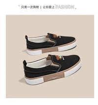 Little Bear Women’s Vulcanize Shoes Comfortable and Casual Slip-On Flat Shoes Slip-Ons Women Shoes Zapatillas De Mujer