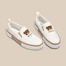 Little Bear Women’s Vulcanize Shoes Comfortable and Casual Slip-On Flat Shoes Slip-Ons Women Shoes Zapatillas De Mujer