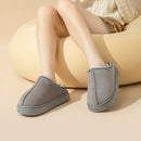 Platform Fluffy Slippers Women House Flats Fashion Plush Winter Designer Shoes Ladies Home Elegant Casual Footwear