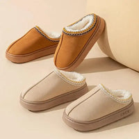 Platform Fluffy Slippers Women House Flats Fashion Plush Winter Designer Shoes Ladies Home Elegant Casual Footwear