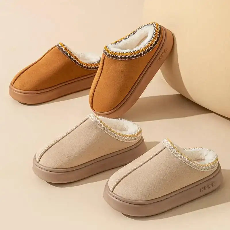 Cozy Winter Footwear Fluffy Slippers