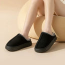 Platform Fluffy Slippers Women House Flats Fashion Plush Winter Designer Shoes Ladies Home Elegant Casual Footwear
