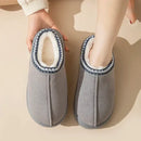 Platform Fluffy Slippers Women House Flats Fashion Plush Winter Designer Shoes Ladies Home Elegant Casual Footwear