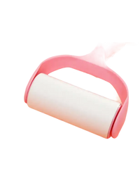 Pink lint roller.