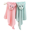 Two hooded baby towels.