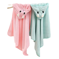 Two hooded baby towels.