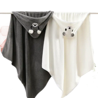 Two hooded baby towels.