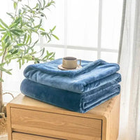 Extra Soft Flannel Blanket Thickened Nap Air Conditioning Blanket - 3 / 150x200cm